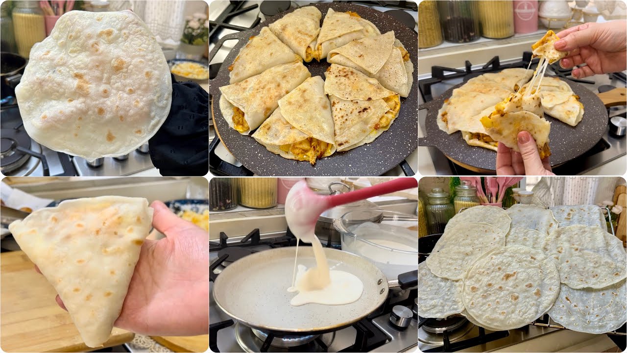 كريب صاج شاورما دجاج على طريقة ارقى المطاعم وبكمية كبيرة فرحي عائلتك بيها