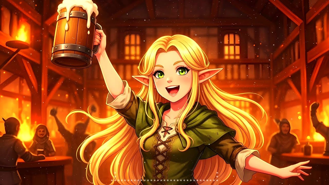 MEDIEVAL TAVERN AMBIENCE • Fantasy Roleplay Tavern Background Music • Medieval Tavern Fantasy