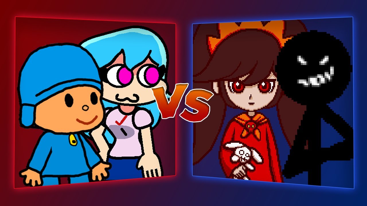 MUGEN Battle - Pocoyo/Sky vs Marshall/Ashley