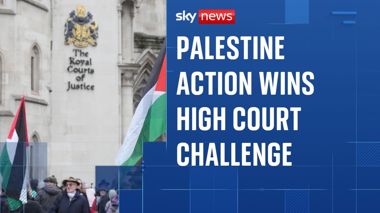 Palestine Action wins High Court challenge over group's ban as terrorist organisation