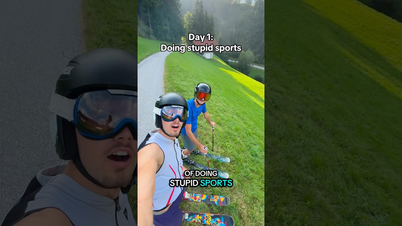 Day 1: Summer Skiing #skiing #day1 #series #action