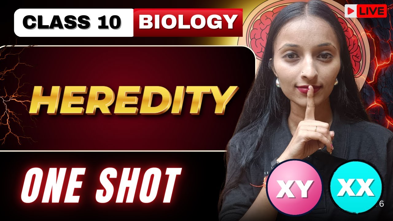 🔥 Heredity | One Shot Complete Chapter | Class 10 Biology LIVE | Brain Gain Academy