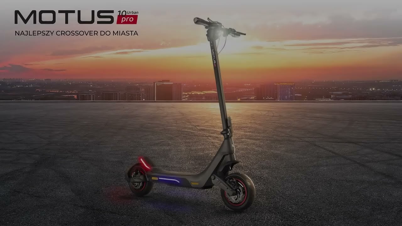 Hulajnoga elektryczna MOTUS PRO 10 URBAN 500W 35km/h - niezawodna hulajnoga na miasto