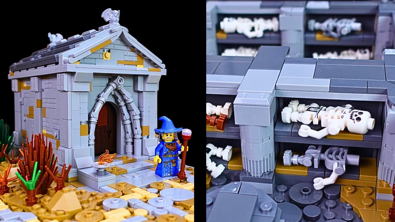 Building an Underground Crypt in Lego