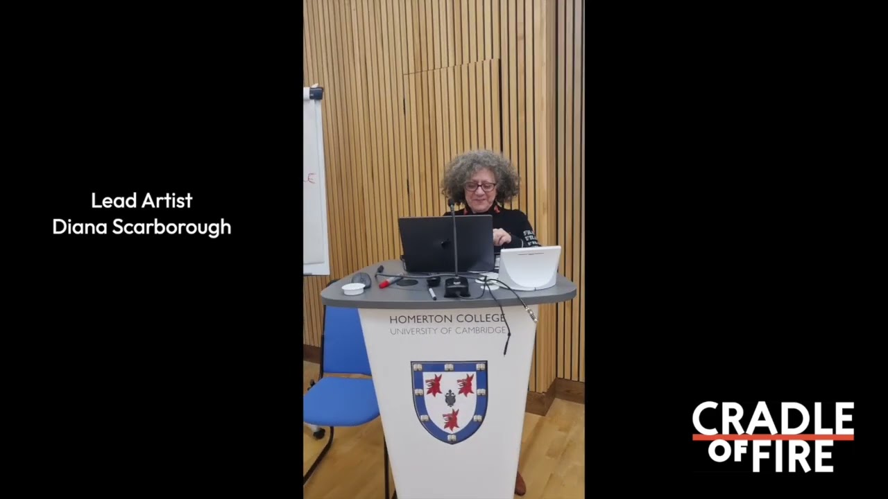 Cradle of Fire Project: Pre-event Walk Through in Cambridge's Homerton College