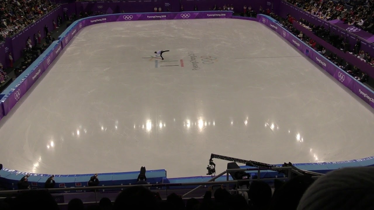 Yuzuru Hanyu Short program pyeongchang 2018 Figure Skating Men Single  羽生結弦 平昌オリンピック2018 SP 鳥瞰図風