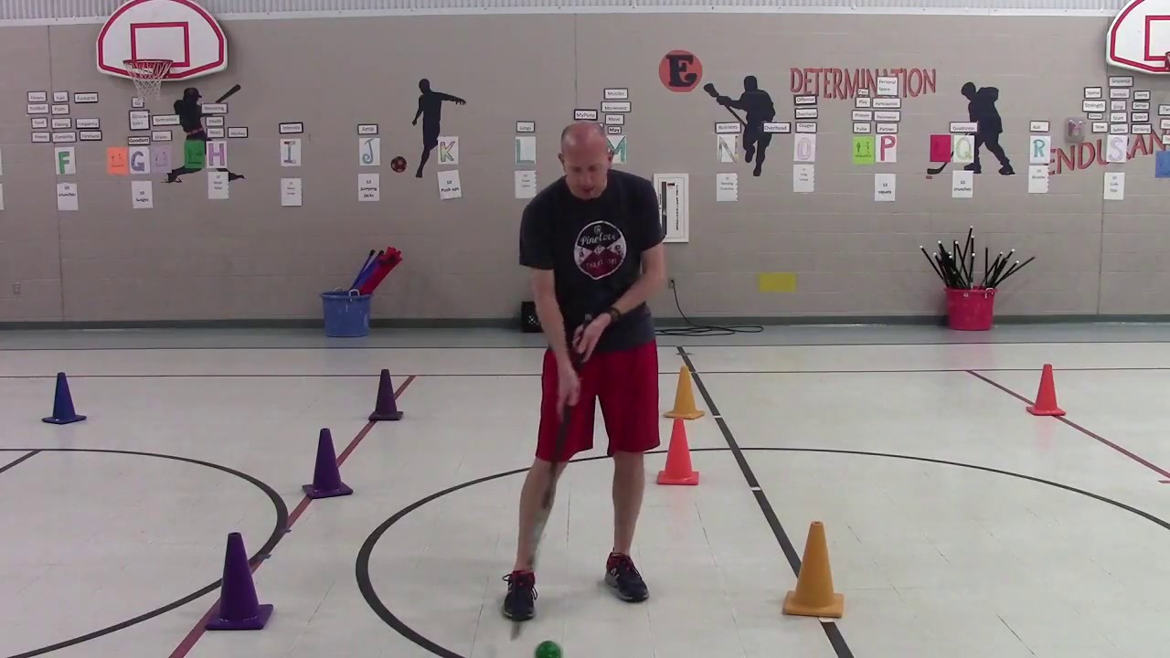 Elementary Hockey Dribbling