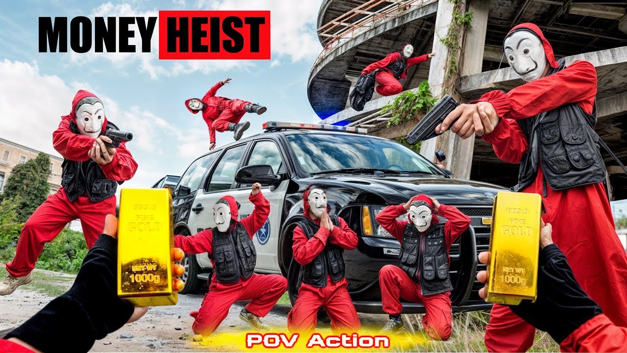 Паркур против ограбления! 2 | Плохие парни: выжить невозможно, полиция перекрыла все выходы (BELL...