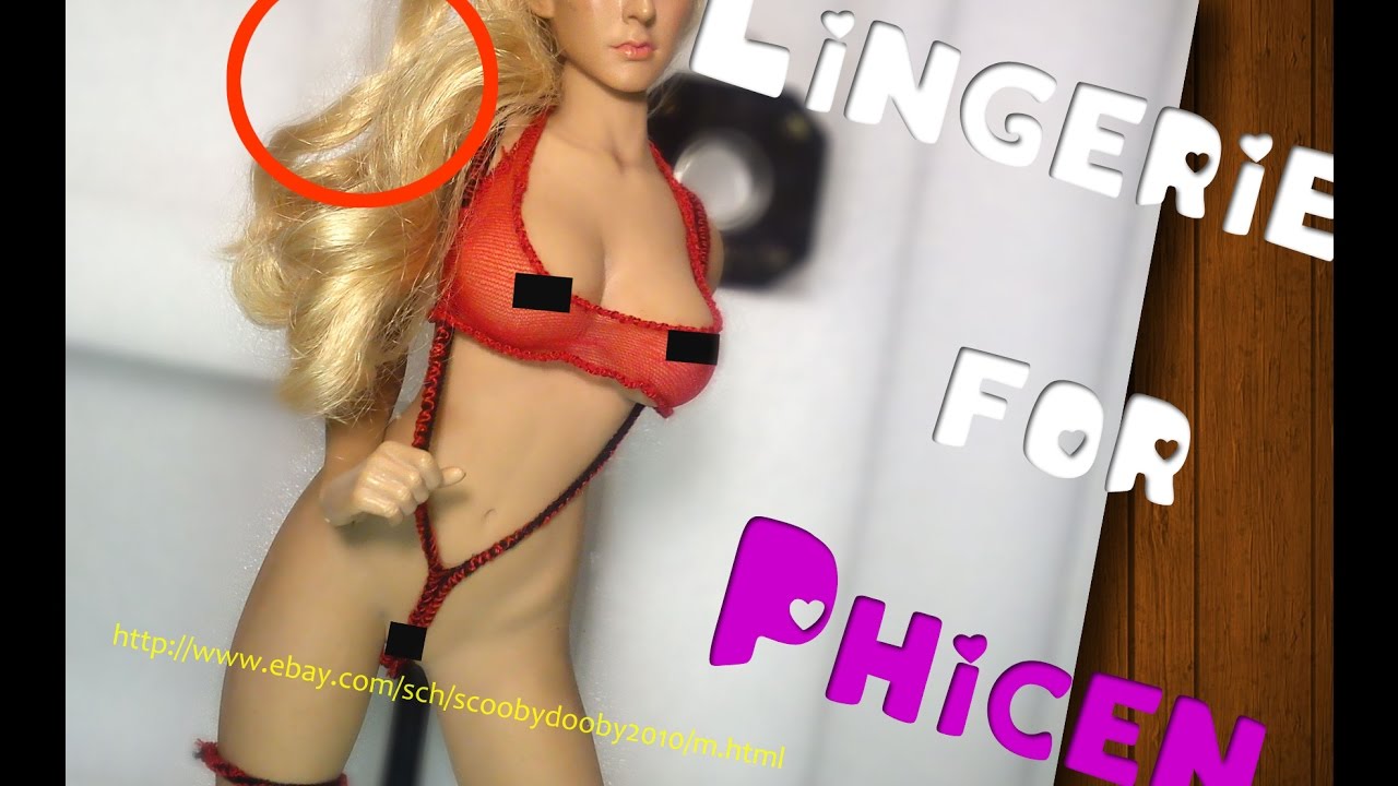 CUSTOM one sixth  scale sexy underwear & lingerie for Phicen Jiaou dolls