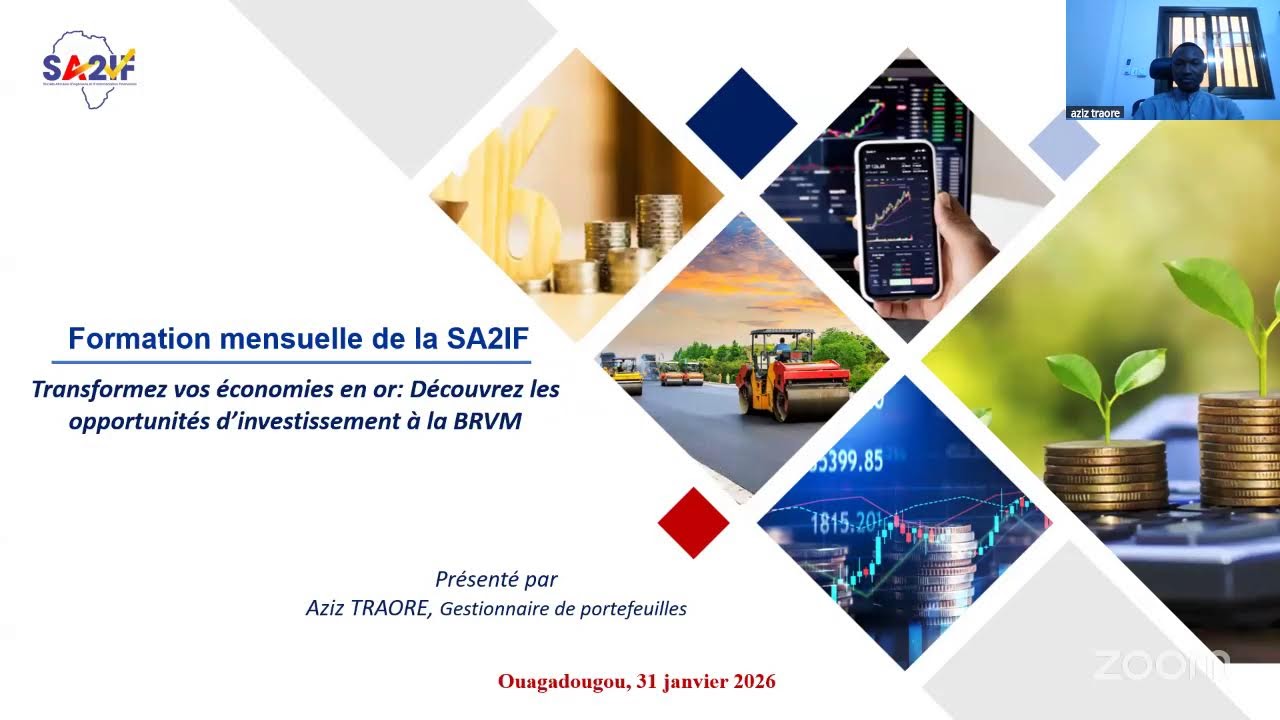 Transformez vos économies en or : Découvrez les opportunités d'investissement à la BRVM