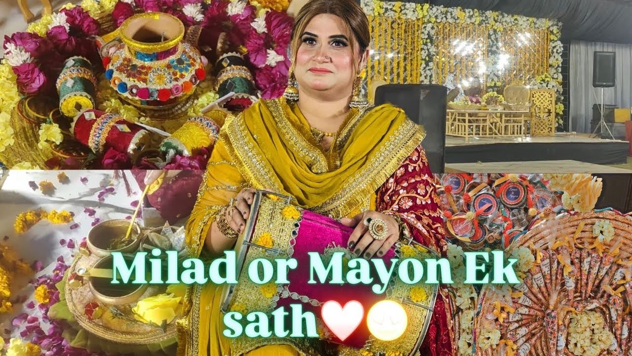 Milad or mayon EK sath💓|| Nasira Saleem vlog