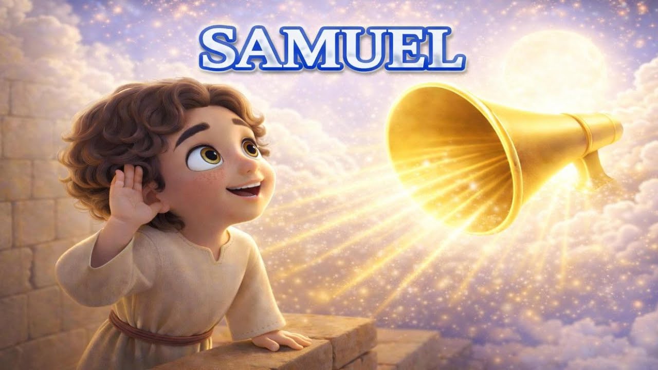 🎶👦 SAMUEL OUVIU A VOZ DE DEUS - Música Infantil Cristã Animada | Louvor para Crianças