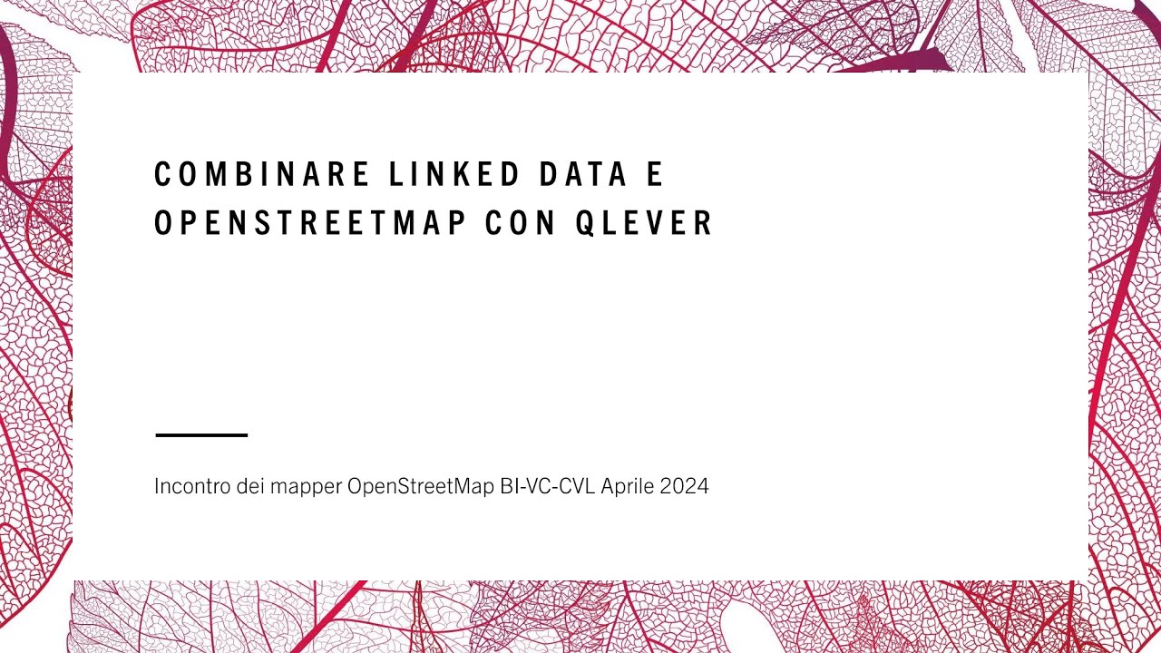 Arricchire i dati di OSM con i linked open data e QLever