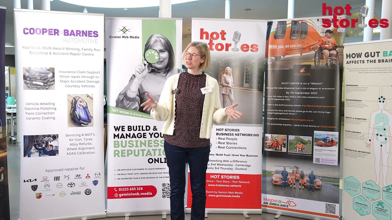 Arthur Rank Hospice Charity – Liz on Corporate Volunteering and Community Support at Hot Stories Dux