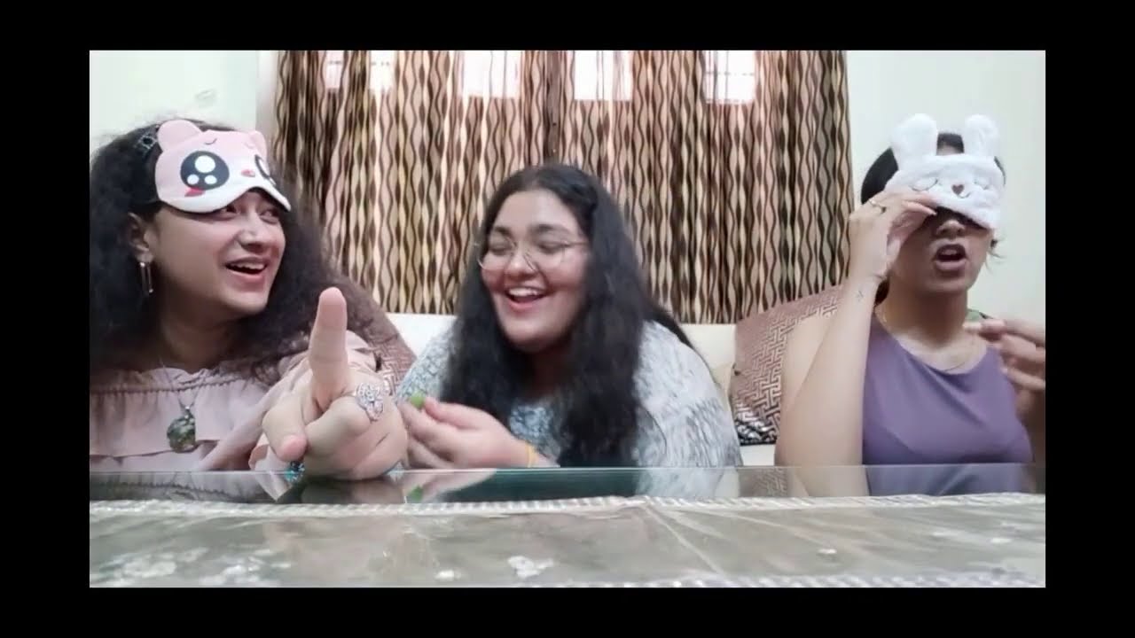EPIC BLINDFOLD TASTE TEST : GUESS THE JUNK FOOD ft. my best friends / Joysmita Singh