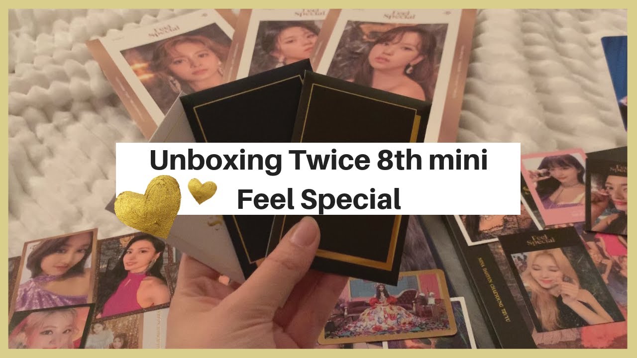 a SUPER lucky unboxing of Twice's Feel Special