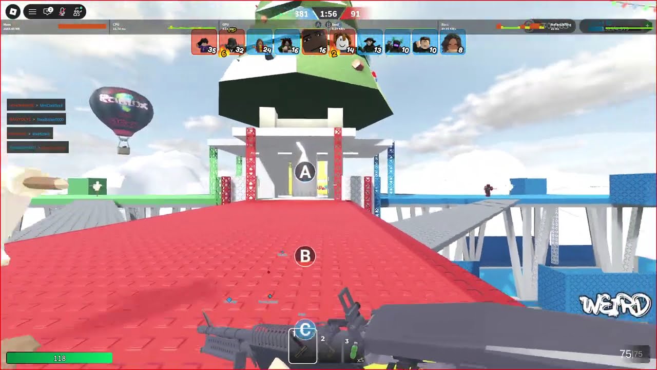 roblox weird gun game