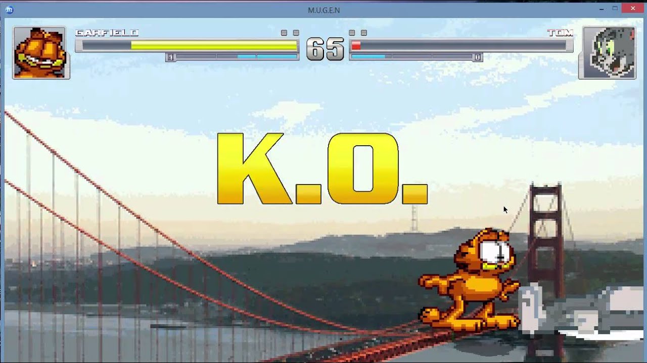 M.U.G.E.N - Garfield vs. Tom