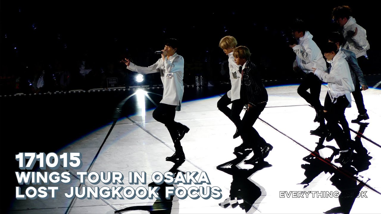 [171015 wings tour in osaka 방탄소년단 #정국 직캠] LOST (JUNGKOOK FOCUS) / BTS JUNGKOOK