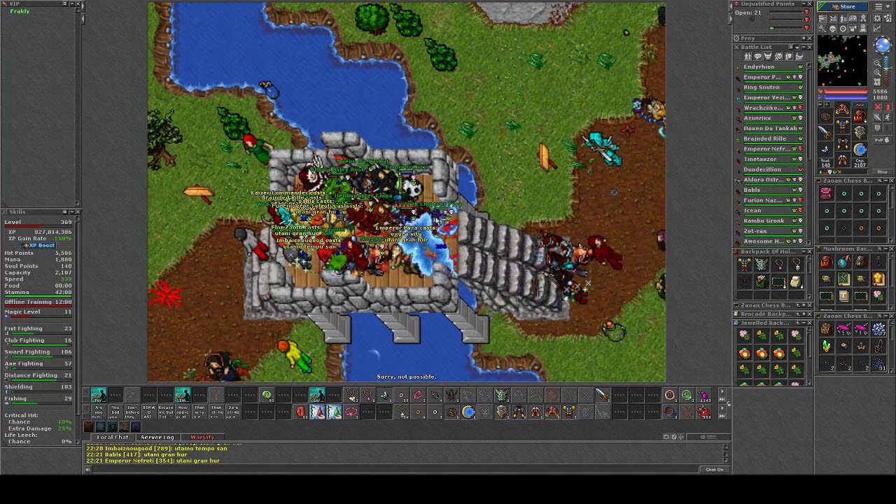 Tibia Epoca WarMode Thais FAST RuSh 20/08/18