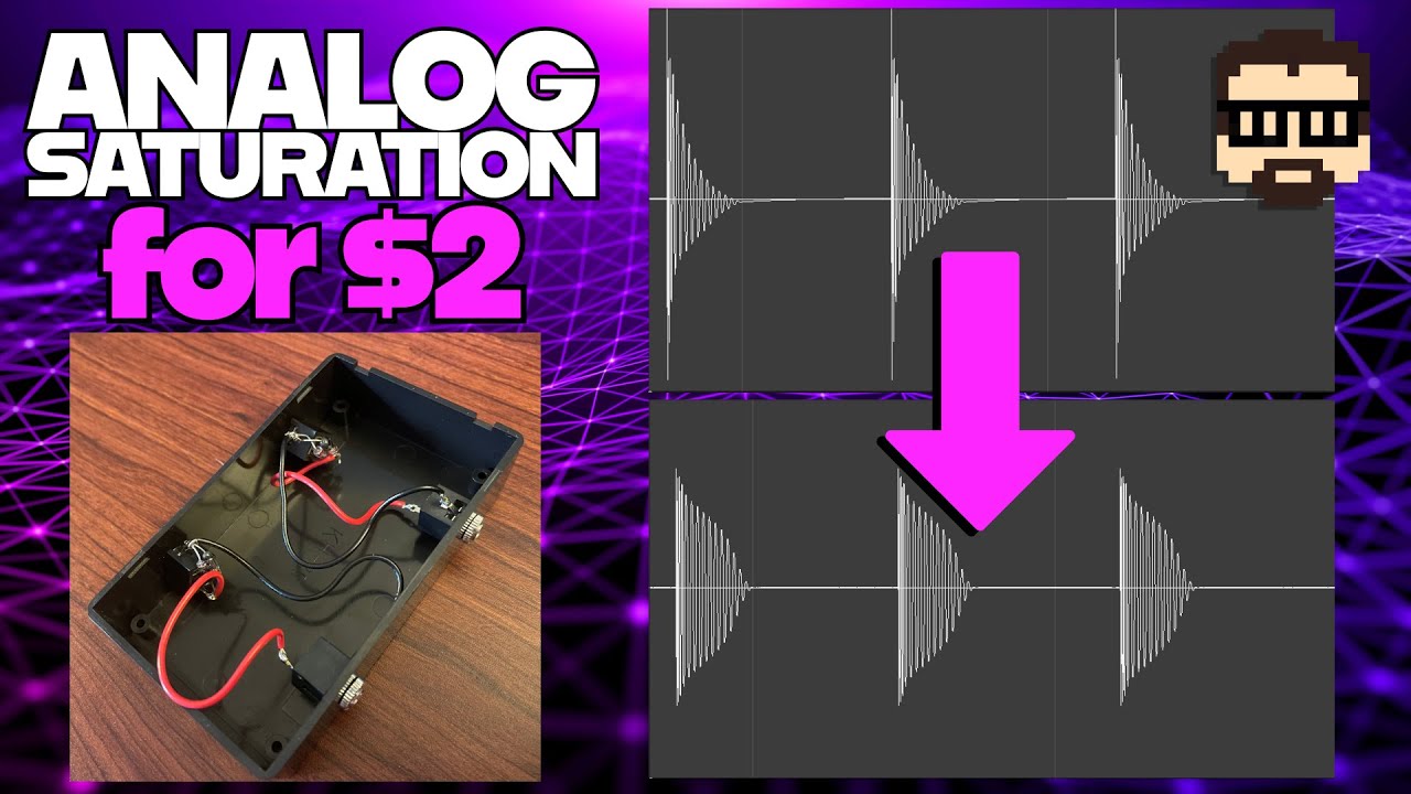 I made an analog saturation box for $2, and here's how it sounds (diode clipping) | Simon Hutchinson