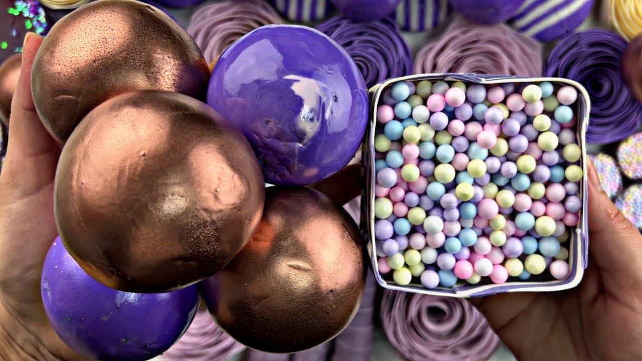 ASMR soap cubes ✨soap roses/soap boxes 💜clay cracking ✨