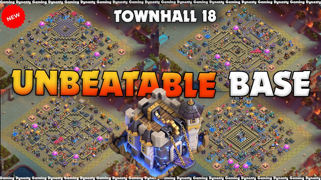 TOP-10 NEW TH18 BEST WAR BASE || TH18 TROPHY PUSHING WITH COPY LINKS ||TH18 ANTI EVERYTHING