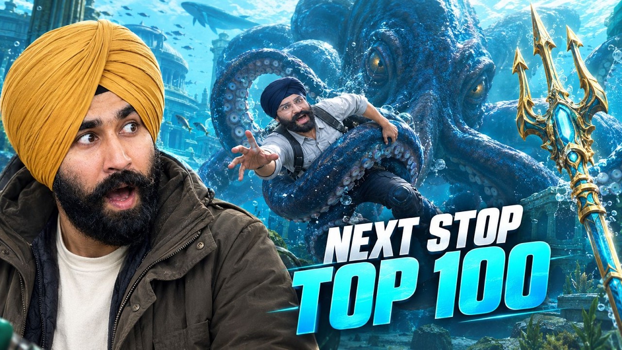 OCEAN UPDATE x TOP 100 😬 : BGMI LIVE 🔥 | PUBG