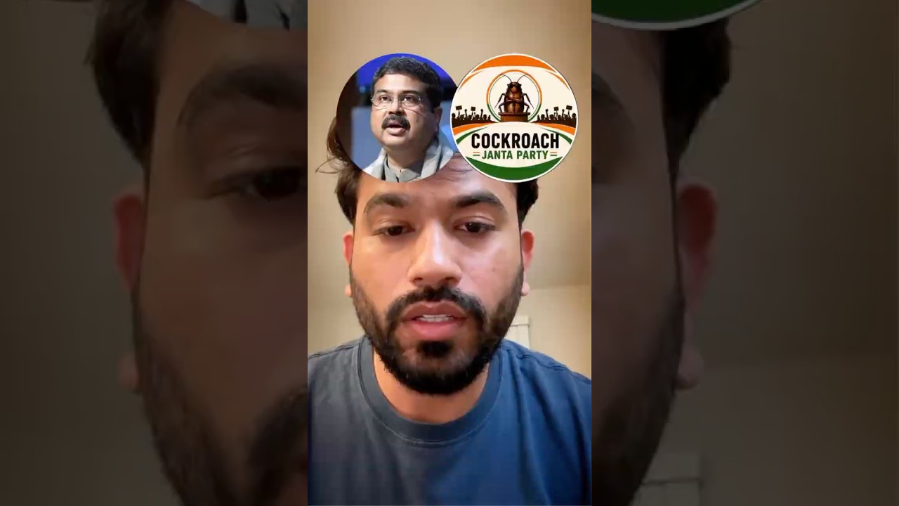 Важное обращение основателя &laquo;Партии тараканов&raquo; #cockroachjantaparty #modi #neet