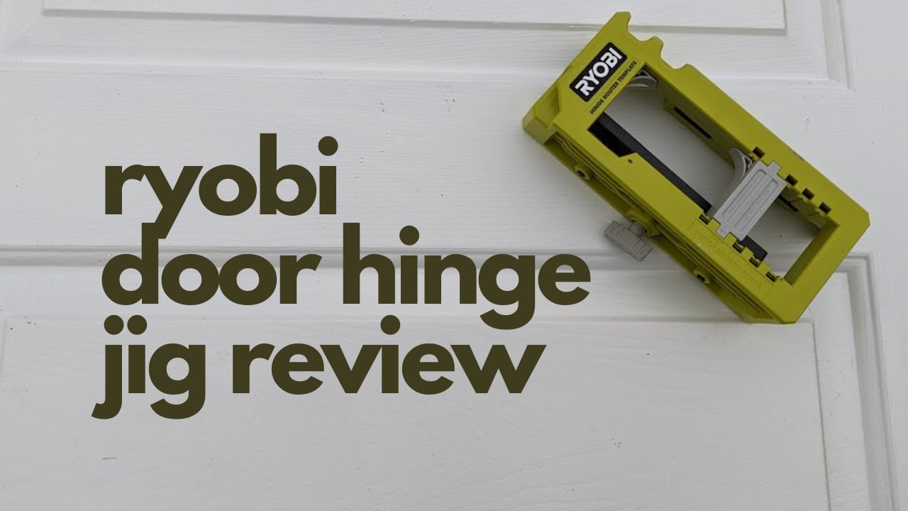 RYOBI Door Hinge Jig Review | Easy door hinge template