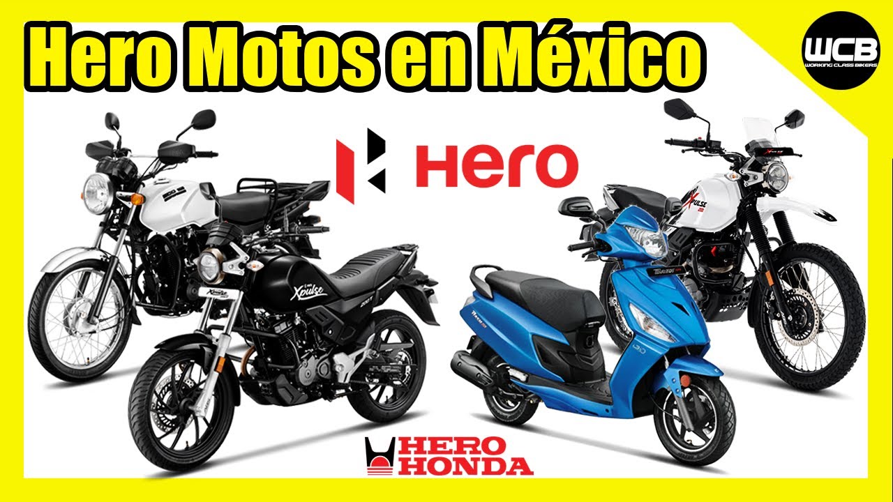 HERO MOTOS TODAS sus MOTOCICLETAS en México 2022 | Parte 1
