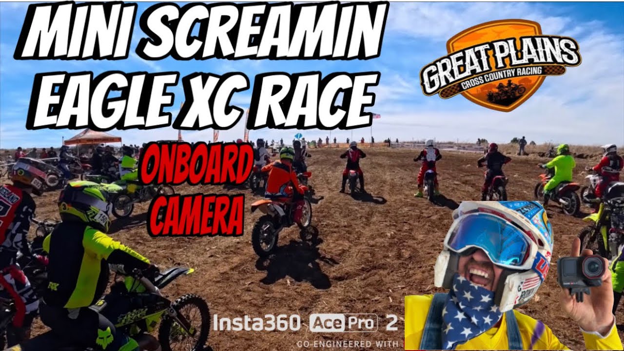 Встроенная камера Insta 360 Ace Pro 2. Гонка Great Plains XC!