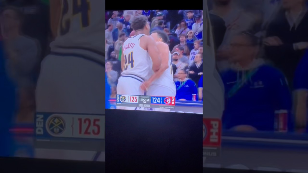 NUGGETS WIN WITHOUT JOKIC OR MURRAY 😱 MY REACTION TO NUGGETS VS 76ERS GAME 