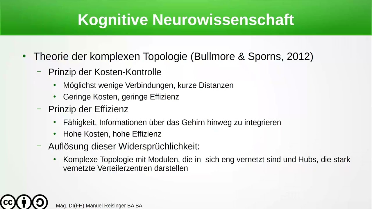 Psychologie - Kognitive Psychologie - Kognitive Neurowissenschaft