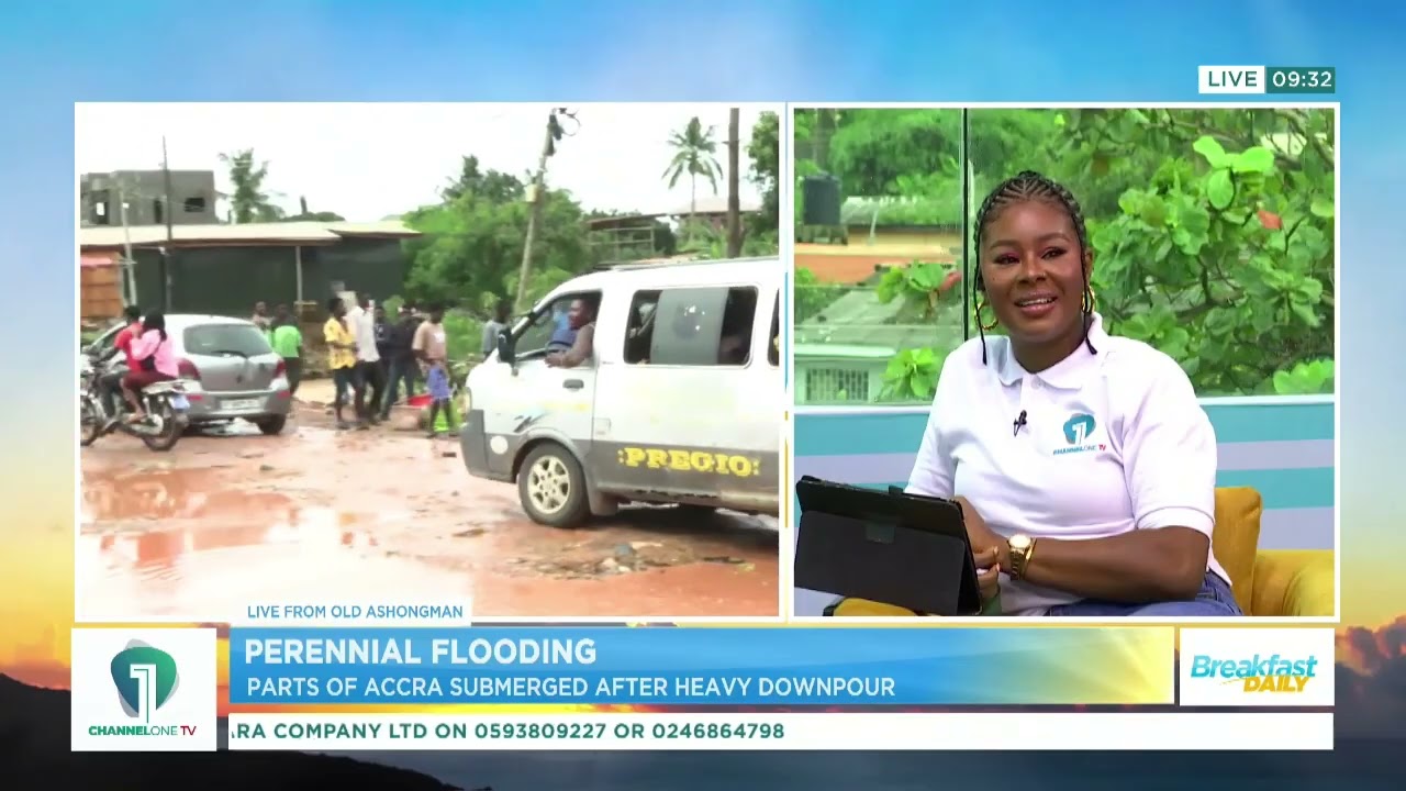 LIVE UPDATES: Old Ashongman Flooding After Heavy Downpour | Caleb Kudah Reports From Scene