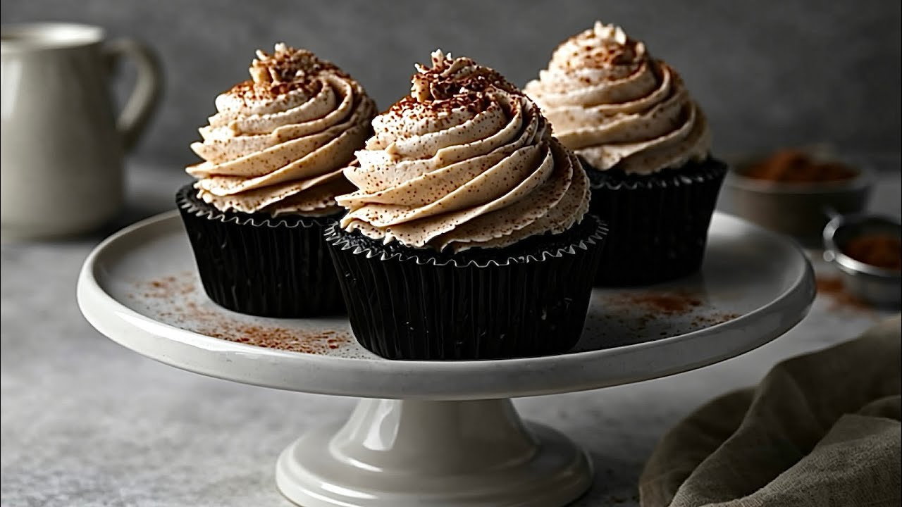  Jamaican BLACK RUM cake | CUPCAKES  & Cinnamon Rum BUTTERCREAM 🇯🇲
