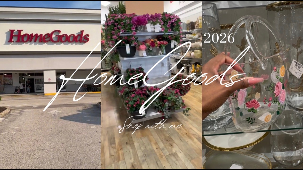 2026 HomeGoods Shop With Me | Home Decor | Spring