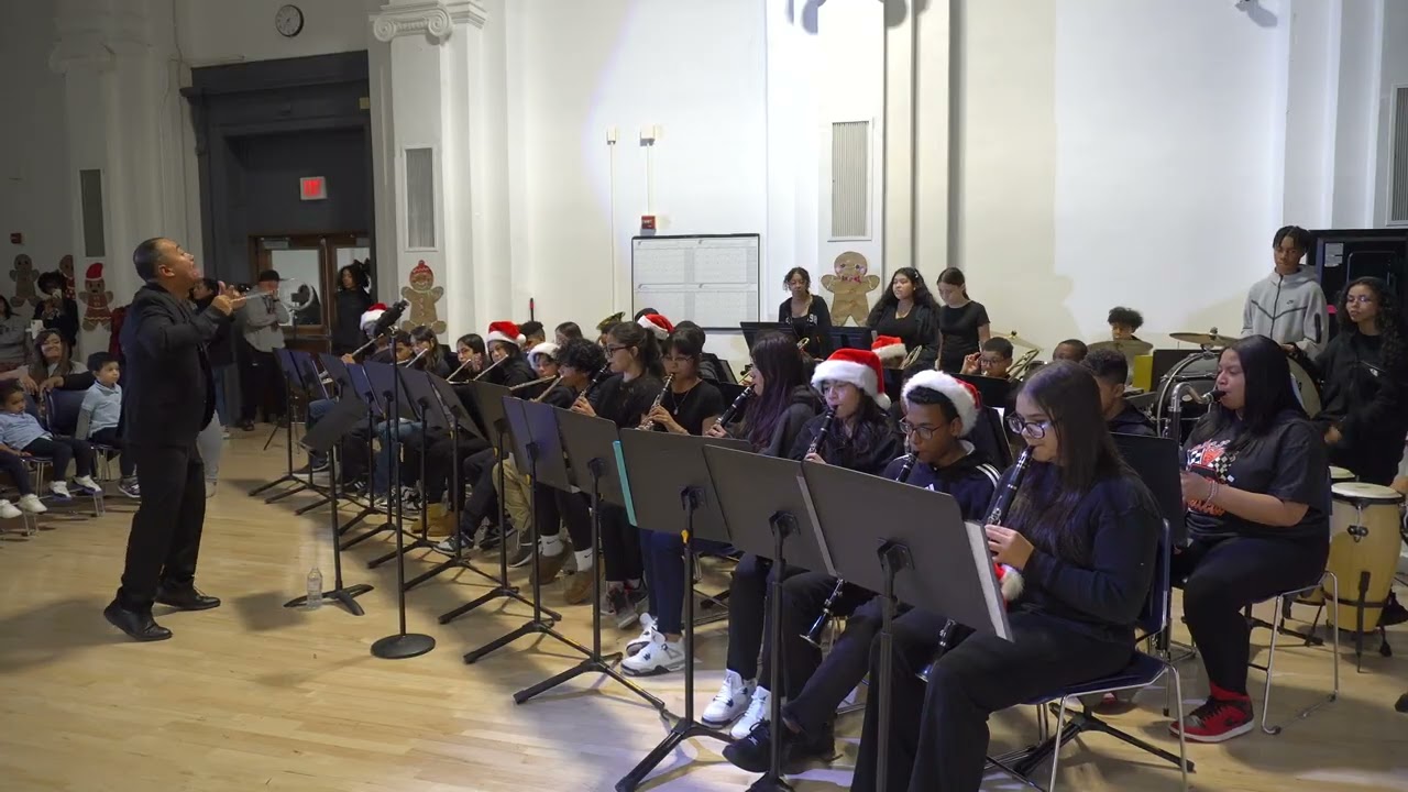 Feliz Navidad, Paterson Elementary School #24 Band, Arr. Victor Lopez