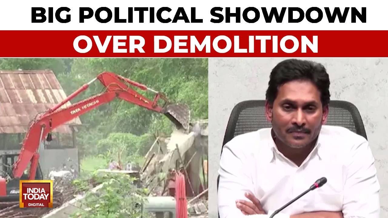 YSRCP Claims Vendetta Politics By TDP After Under-Construction Office Razed | India Today News