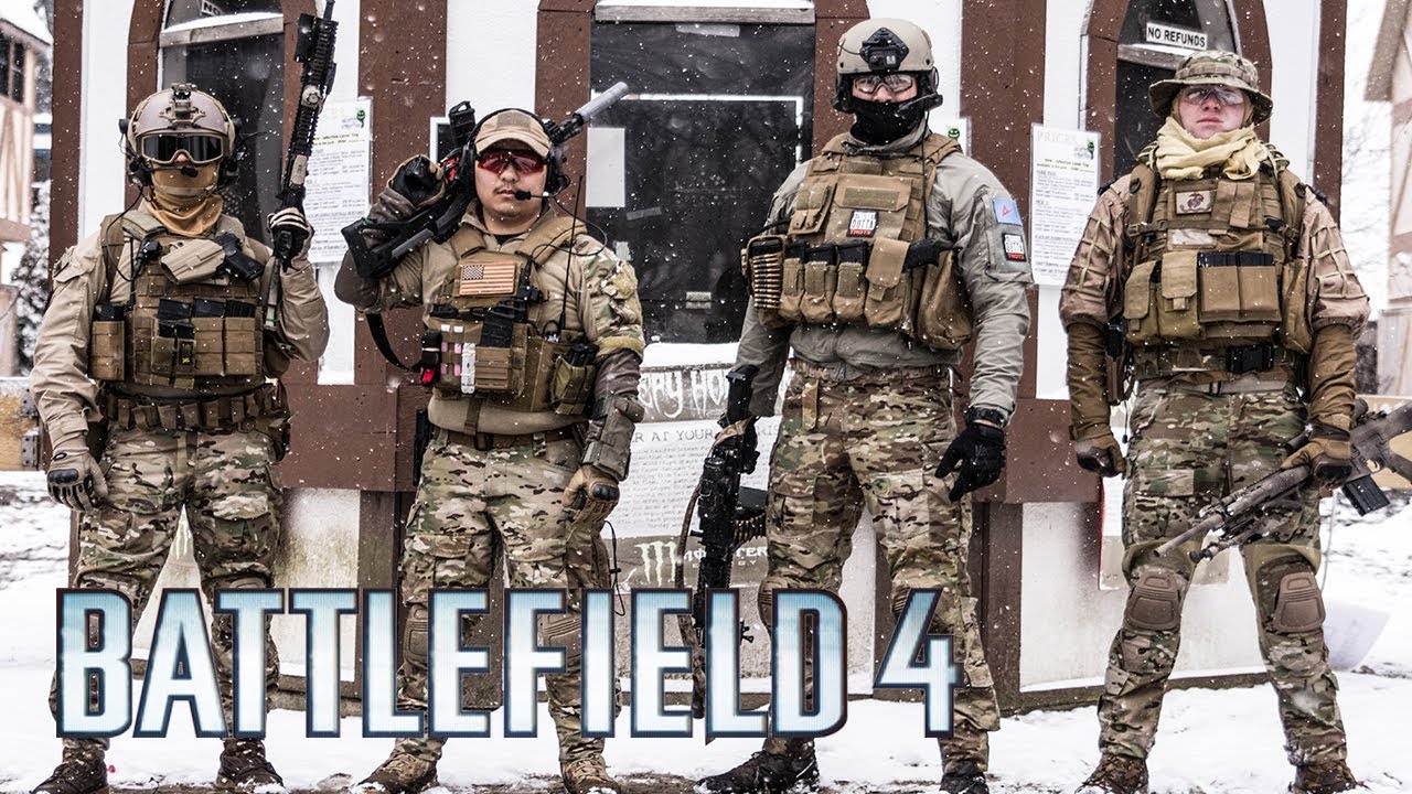 BATTLEFIELD 4 AIRSOFT GAMEPLAY - Fallen Kingdom - Airsoft Republic