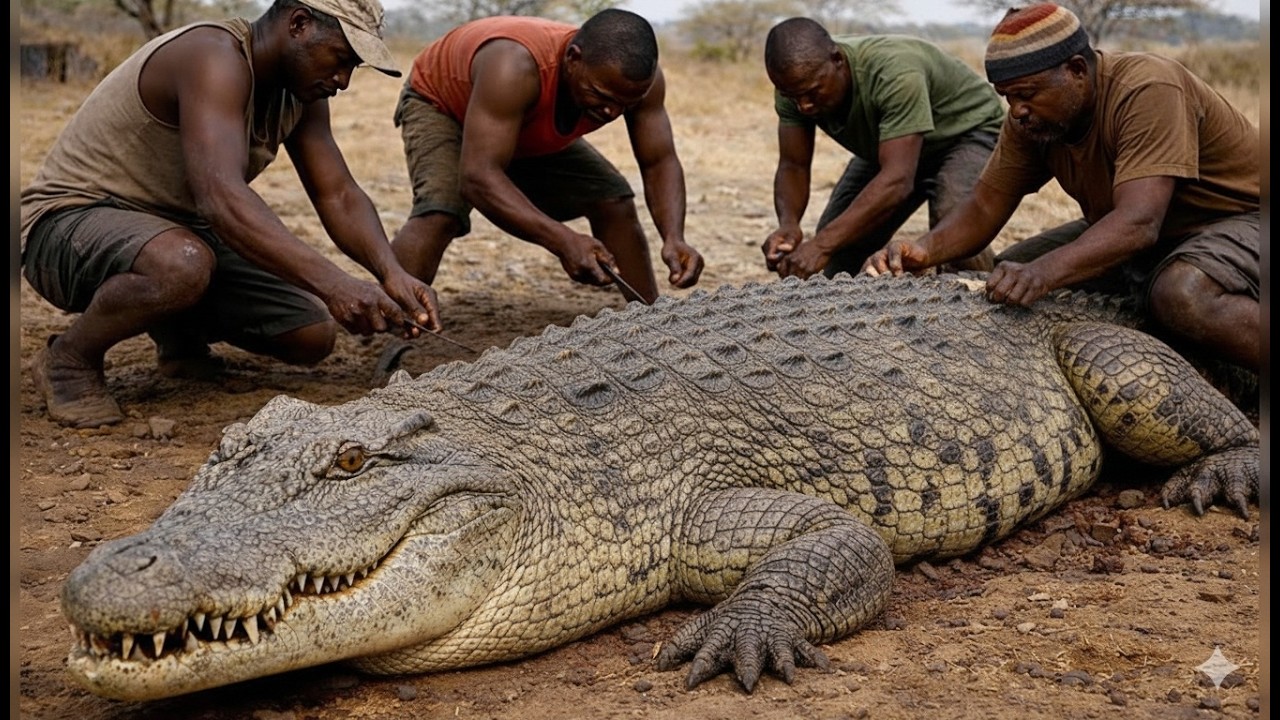 African Village Life: A Giant Crocodile and What Comes Next