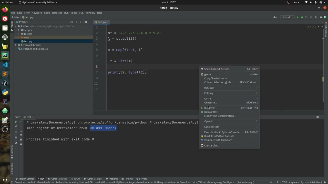 Как получить список чисел из строки. Python. Александр Килинкаров