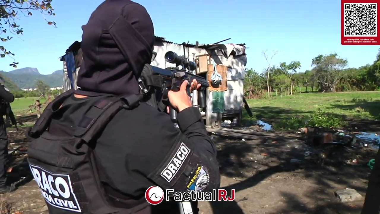 Policial do Bope é baleado em operação no Gardenia na área de mata.