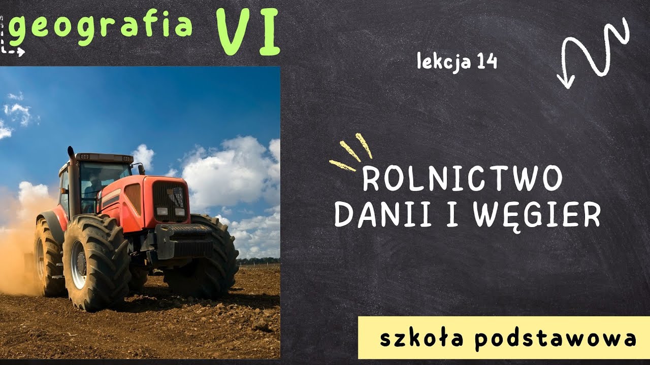 Geografia 6 [Lekcja 14 - Rolnictwo Danii i Węgier]