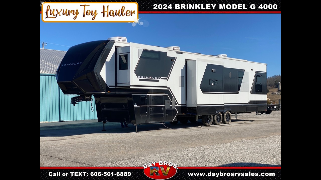 2024 Brinkley Model G 4000 | Pristine Luxury Toy Hauler with 16 ft Garage