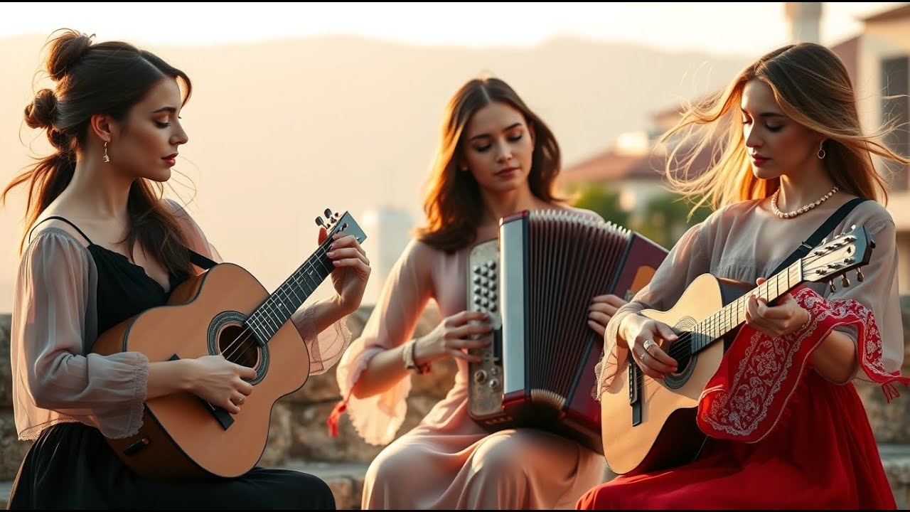 Flamenco Guitar, Accordion & Irish Flute Chillout Experience - Golden Hour Serenity
