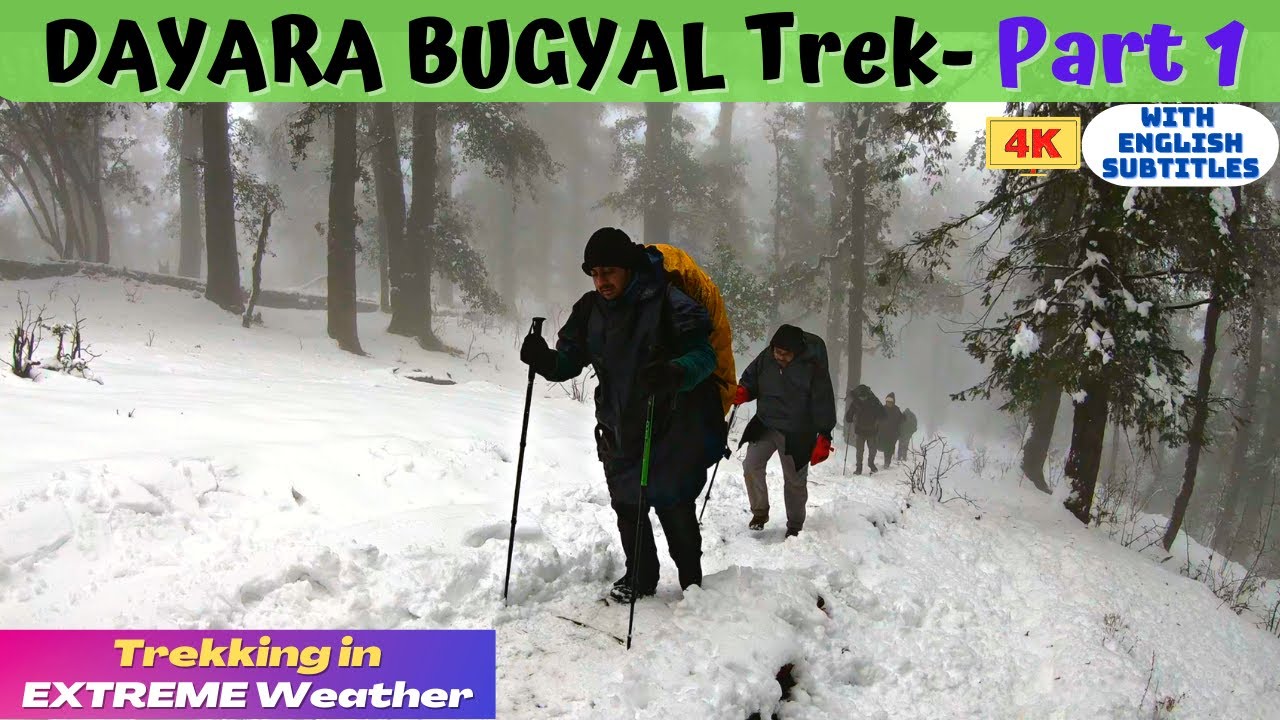 DAYARA BUGYAL Trek- Part 1 | Raithal to Gui | Trekking in EXTREME Weather #indiahikes