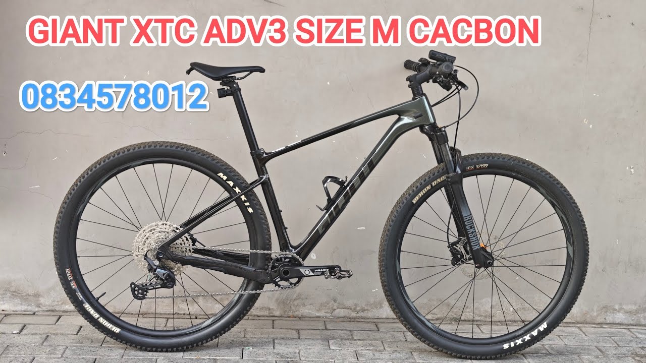 Giant XTC ADV3 CACBON SIZE M 29 CHÍNH HÃNG BẢN QUỐC TẾ LƯỚTPhuộc Rockshok Recon 0834578012