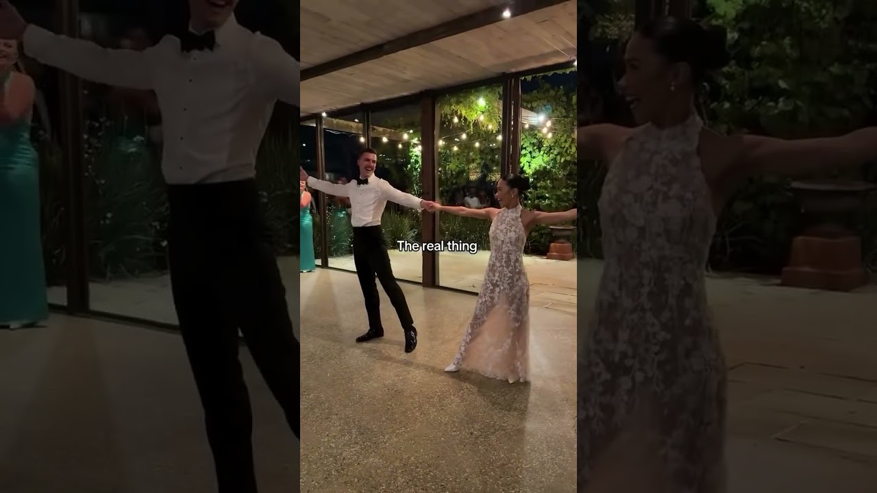 Practicing our First Dance vs The Real Thing #shorts #wedding #weddingdance #bride #groom #love
