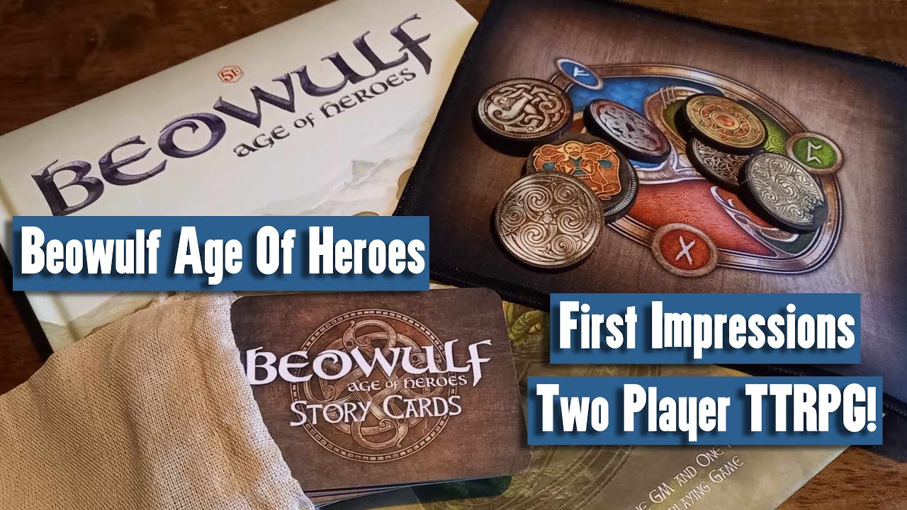 Beowulf: Age Of Heroes - An Epic 2-Player TTRPG - Handiwork Games | Review & First Impressions
